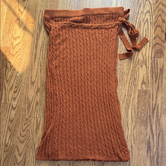 Current AIR Los Angeles ribbed knit wrap skirt - Picture 2 of 5